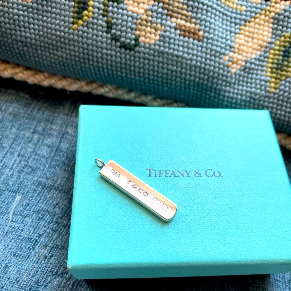 Tiffany Bar Necklace Charm 2001